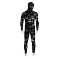 Lycra Two-Piece Camouflage Diving hunting hooded wetsuits